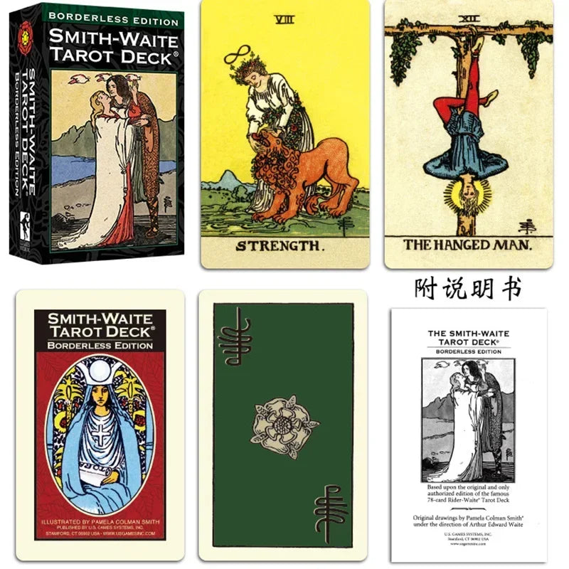Tarot Series  Divination Cards Game 12*7cm Paper Cards Chinese/English Version Family/Friends Party Game