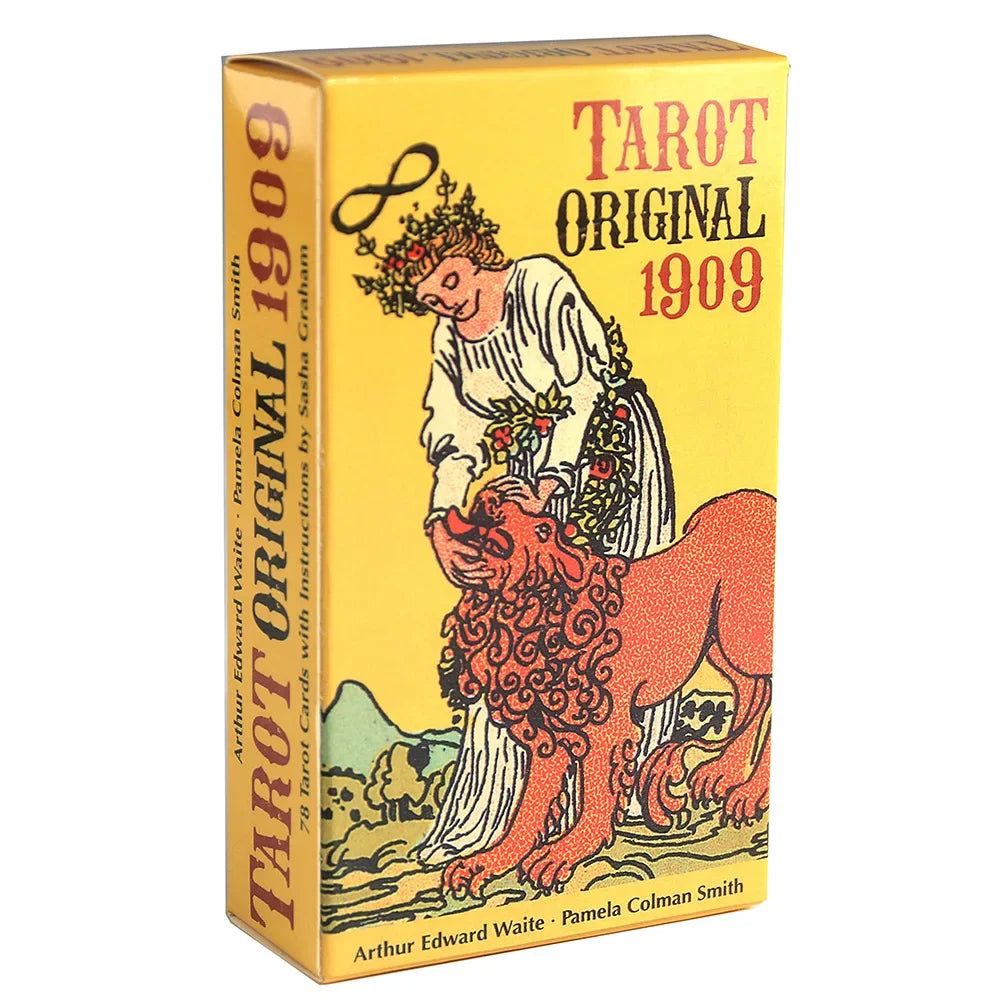 HOT Tarot Original 1909 Deck Cards English Classic 1909 Tarot 78 Card Popular Deck Card Game Board PDF Guidebook