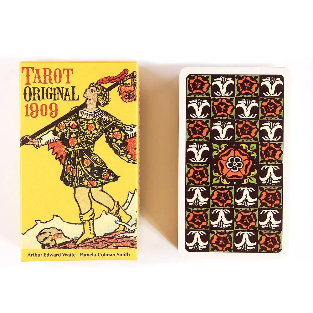 HOT Tarot Original 1909 Deck Cards English Classic 1909 Tarot 78 Card Popular Deck Card Game Board PDF Guidebook