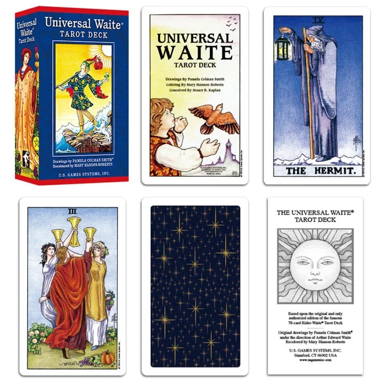 Tarot Series  Divination Cards Game 12*7cm Paper Cards Chinese/English Version Family/Friends Party Game