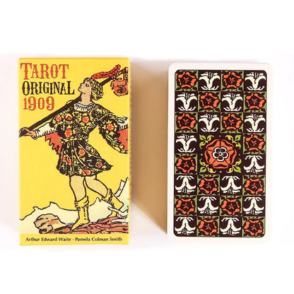 HOT Tarot Original 1909 Deck Cards English Classic 1909 Tarot 78 Card Popular Deck Card Game Board PDF Guidebook
